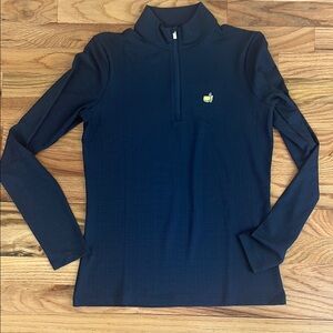 Tory Burch Masters Navy Long Sleeve Quarter-Zip Top Shirt berkmans place 2025 XS